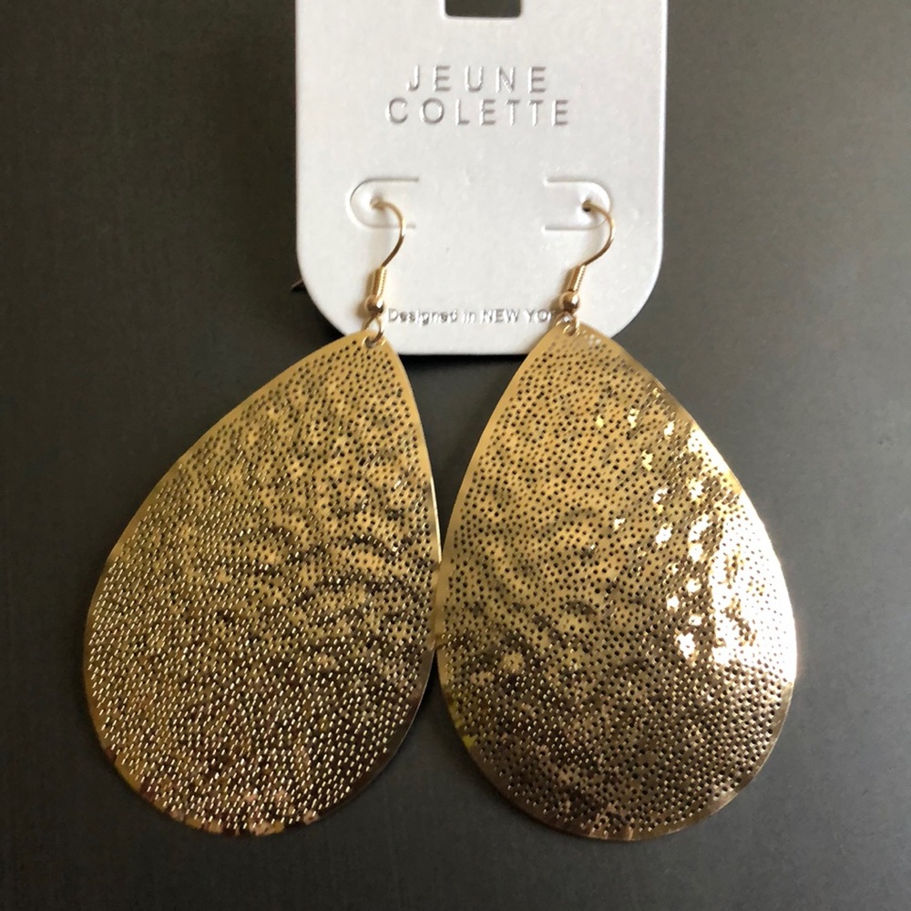 Large Gold Teardrops